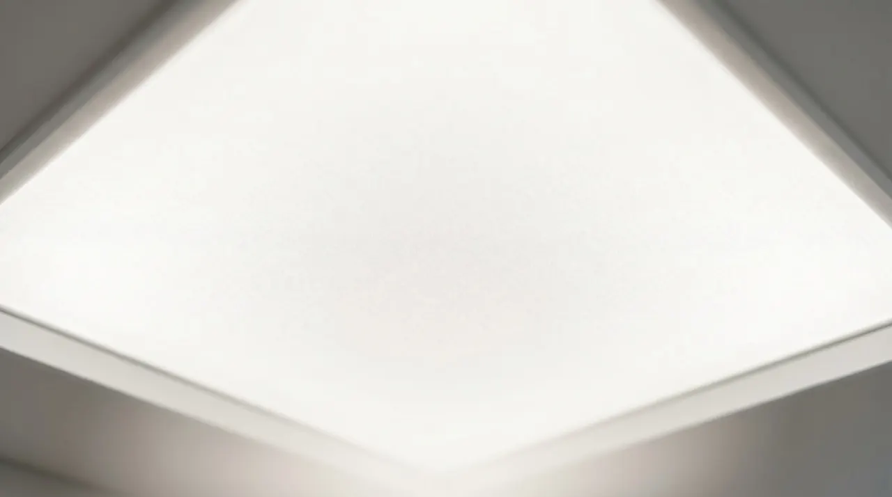 Rendering: lichtdurchlässige Spanndecke als Lichtdecke